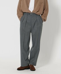 ＜Steven Alan＞ 輕薄素材細條紋打摺禮服長褲