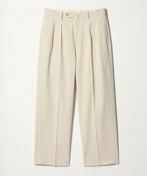 ＜Steven Alan＞ Grace 斜紋雙摺禮服長褲