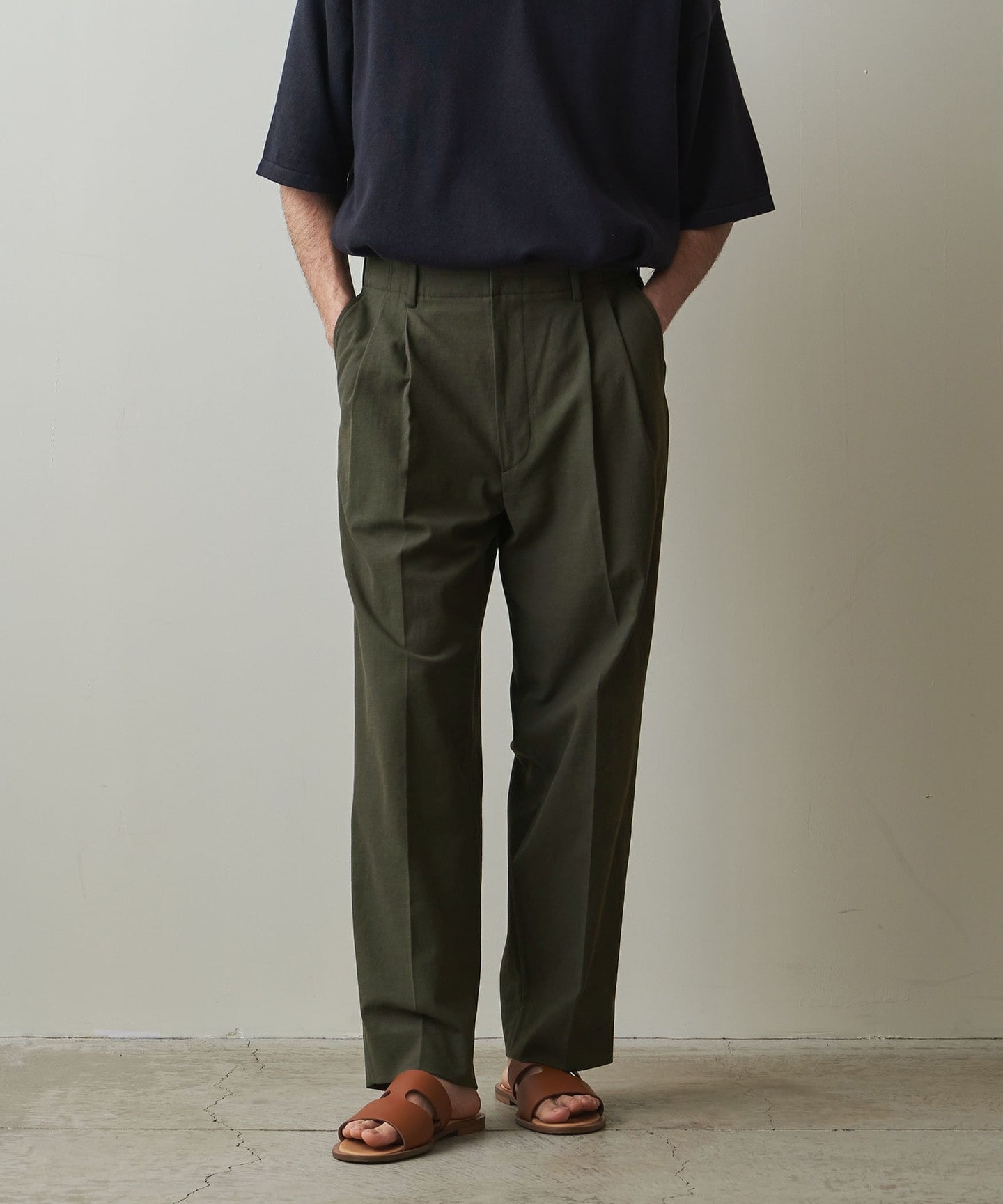 Steven Alan＞ TCL OX 2PLEATED PANTS -BOLD/褲子｜outlet BEAUTY