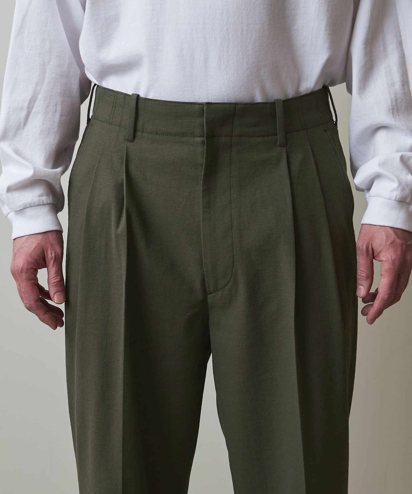 Steven Alan＞ TCL OX 2PLEATED PANTS -BOLD/褲子｜outlet BEAUTY