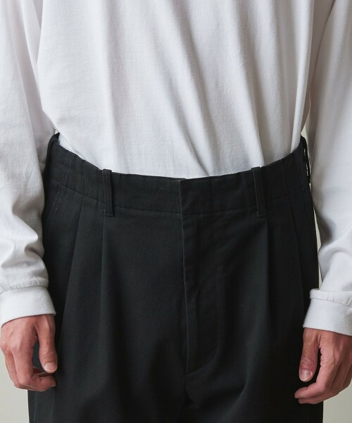 Steven Alan＞STRC DRILL 2PLEATED PANTS-BOLD/褲子｜outlet BEAUTY & YOUTH｜UNITED  ARROWS LTD. 官方購物網站