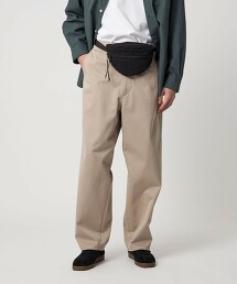 ＜Steven Alan＞ West Point Nidom加工軍風無摺長褲