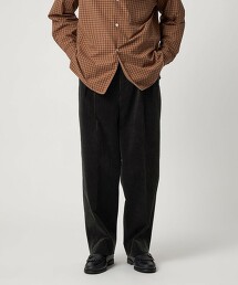 ＜Steven Alan＞ 10W Nidom加工燈芯絨內打摺禮服長褲