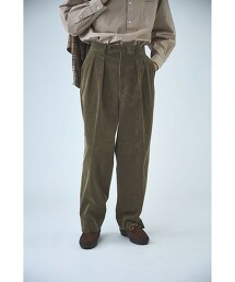 ＜Steven Alan＞ 10W Nidom加工燈芯絨內打摺禮服長褲