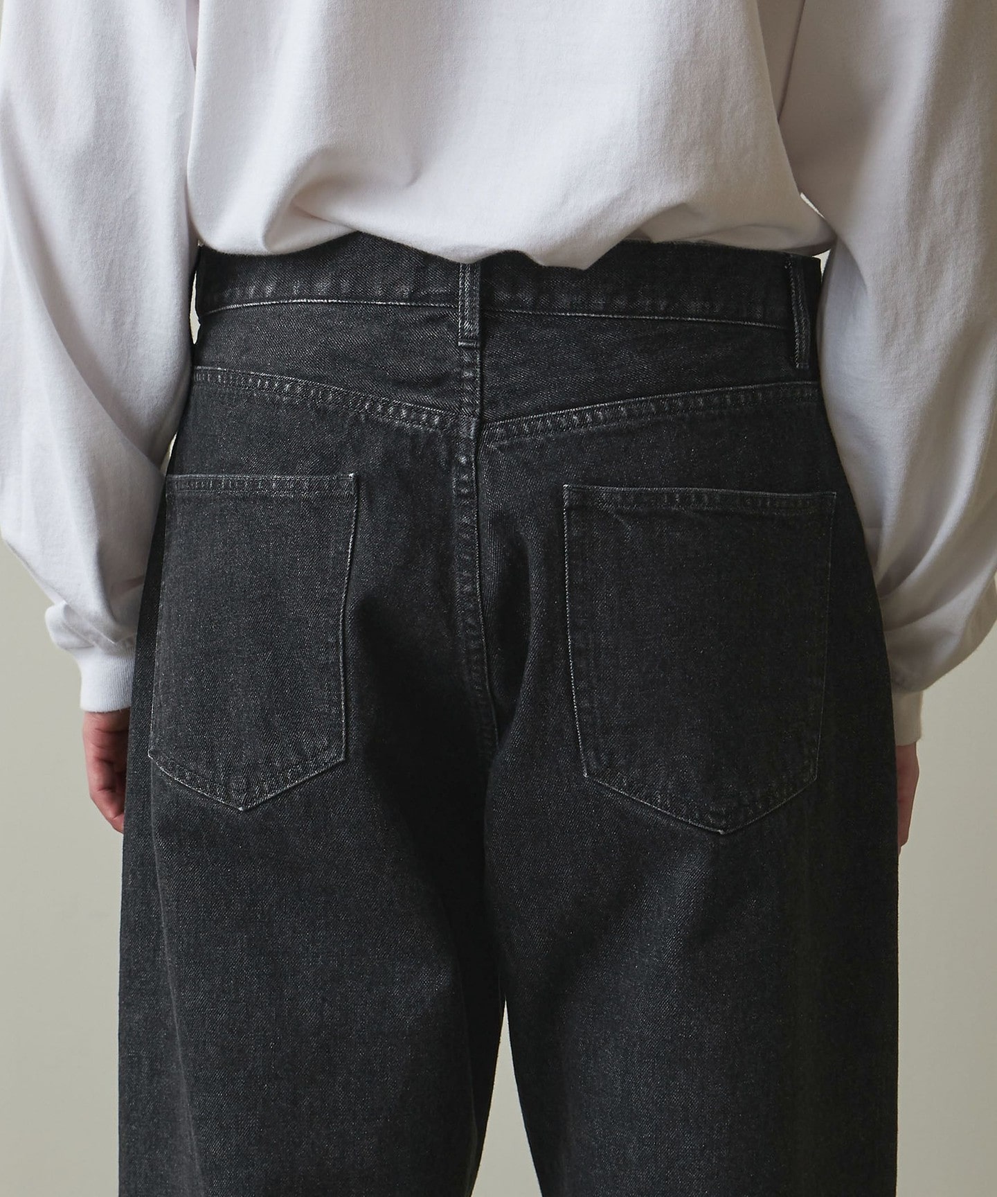 Steven Alan＞ 13.5oz DENIM 5P BAGGY TAPERED PANTS/丹寧褲日本製