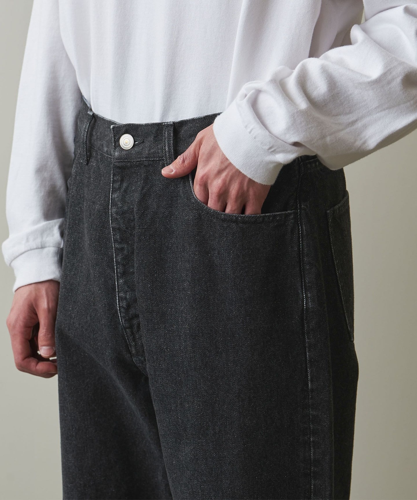 Steven Alan 5P BAGGY TAPERED PANTS-