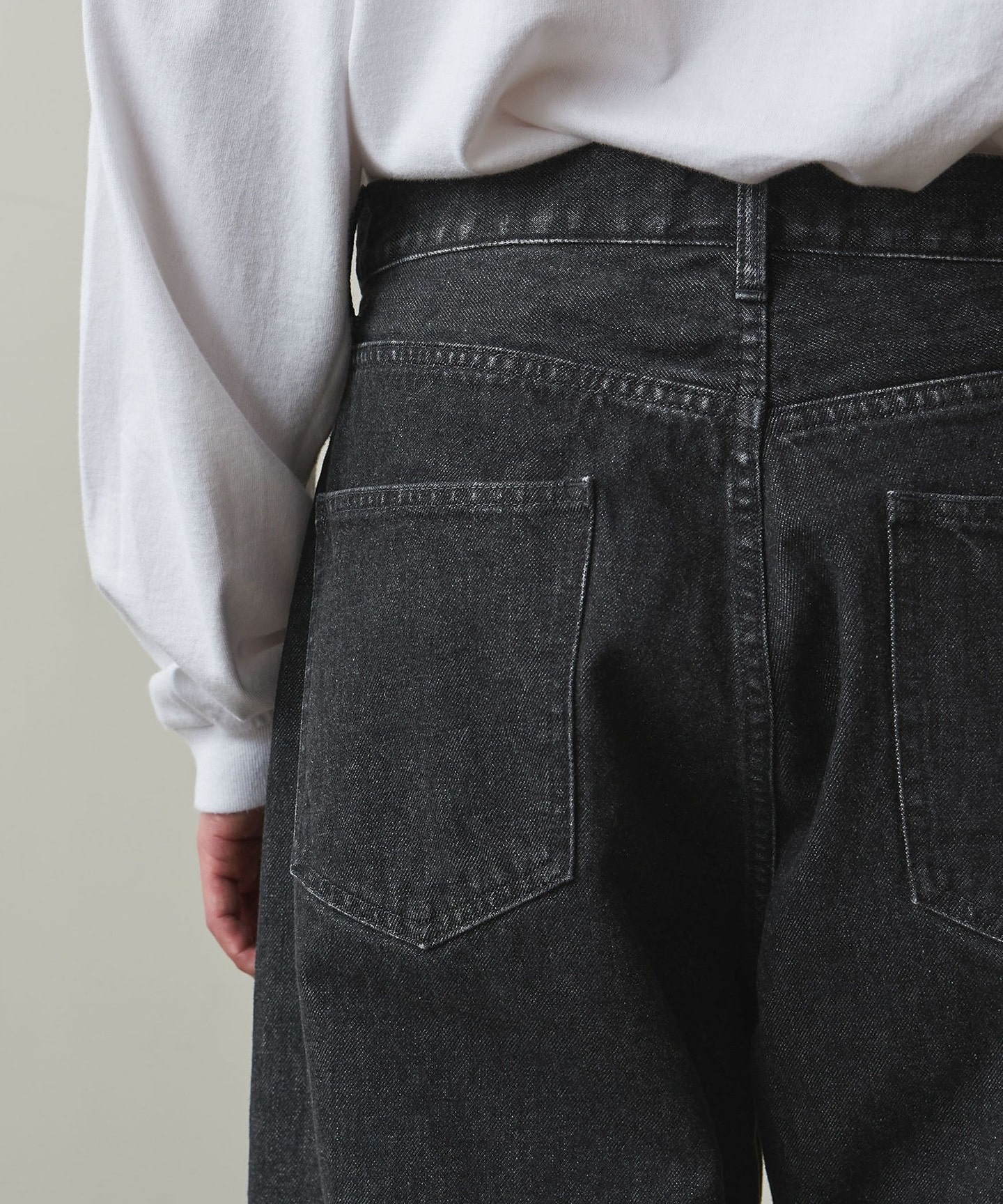 Steven Alan＞ 13.5oz DENIM 5P BAGGY TAPERED PANTS/丹寧褲日本製