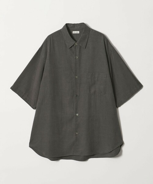 ＜Steven Alan＞ 竹節紗標準領短袖襯衫