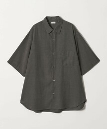 ＜Steven Alan＞ 竹節紗標準領短袖襯衫