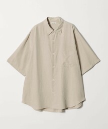 ＜Steven Alan＞ 竹節紗標準領短袖襯衫