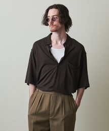 ＜Steven Alan＞亞麻短袖襯衫 STANDARD LOOSE BOX