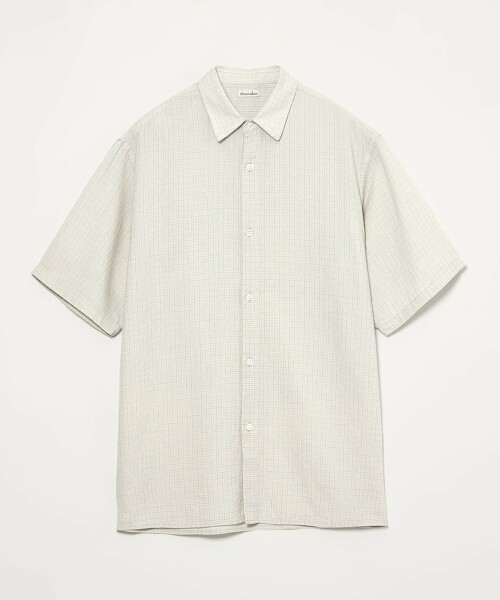 ＜Steven Alan＞ 緹花標準領短袖襯衫 BOX