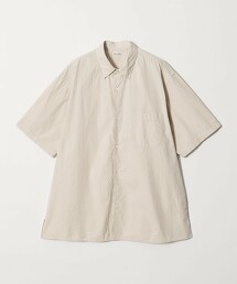 ＜Steven Alan＞ 縮皺感格紋標準領短袖襯衫 BOX 日本製