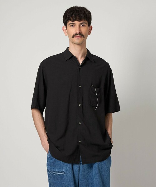 <Steven Alan> 巴厘紗竹節紗短袖襯衫 ALINE LOOSE CASUAL 日本製