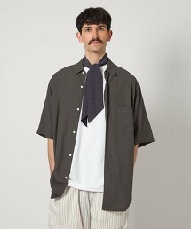 ＜Steven Alan＞ 巴厘紗竹節紗短袖襯衫 ALINE LOOSE CASUAL 日本製