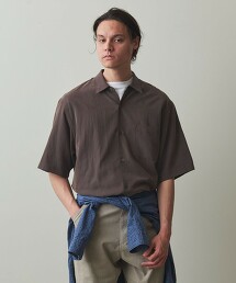 ＜Steven Alan＞垂墜感短袖襯衫 STANDARD LOOSE BOX