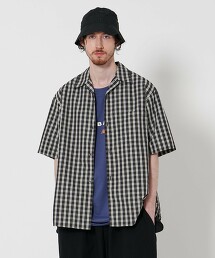 ＜Steven Alan＞水洗格紋襯衫 ALINE LOOSE CASUAL BOX 日本製