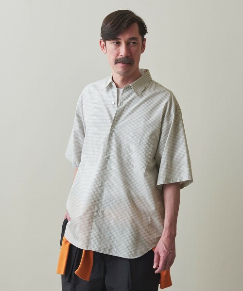 ＜Steven Alan＞格紋襯衫 A-LINE LOOSE CASUAL