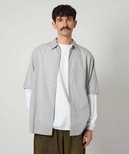 <Steven Alan> 條紋標準領襯衫 ALINE LOOSE CASUAL