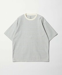 ＜Steven Alan＞ 有機棉橫條紋短袖T恤