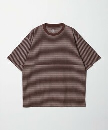 ＜Steven Alan＞ 有機棉橫條紋短袖T恤