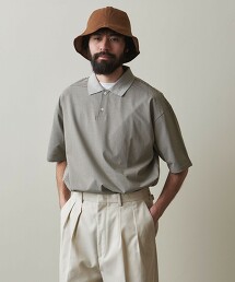 ＜Steven Alan＞ TWST BORDER POLOSHIRT -LOOSE/POLO衫