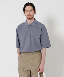 ＜Steven Alan＞扭結橫條紋POLO衫 NARROW