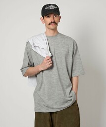 ＜Steven Alan＞美麗諾羊毛圓領T恤 NARROW 日本製