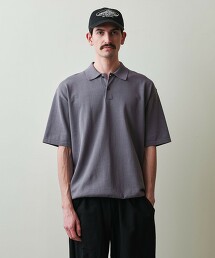 ＜Steven Alan＞ 高捻棉短袖POLO衫  LOOSE