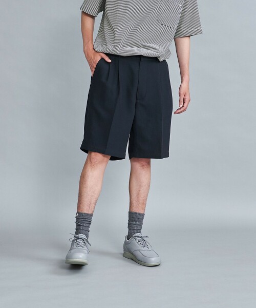 <Steven Alan> DEAPE 2PLEATED HALF EASY SHORT PANTS/短褲