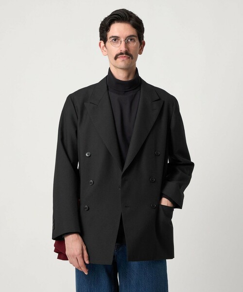 <Steven Alan>羊毛牛津雙排釦6鈕扣西裝外套
