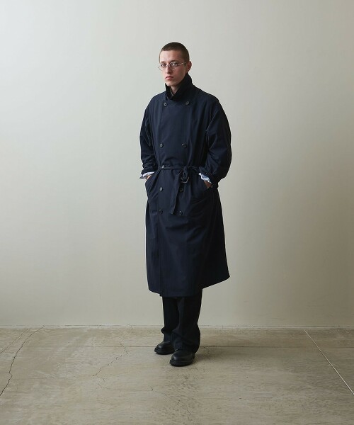 Steven Alan＞ NYLON WEATHER USN TRENCH 