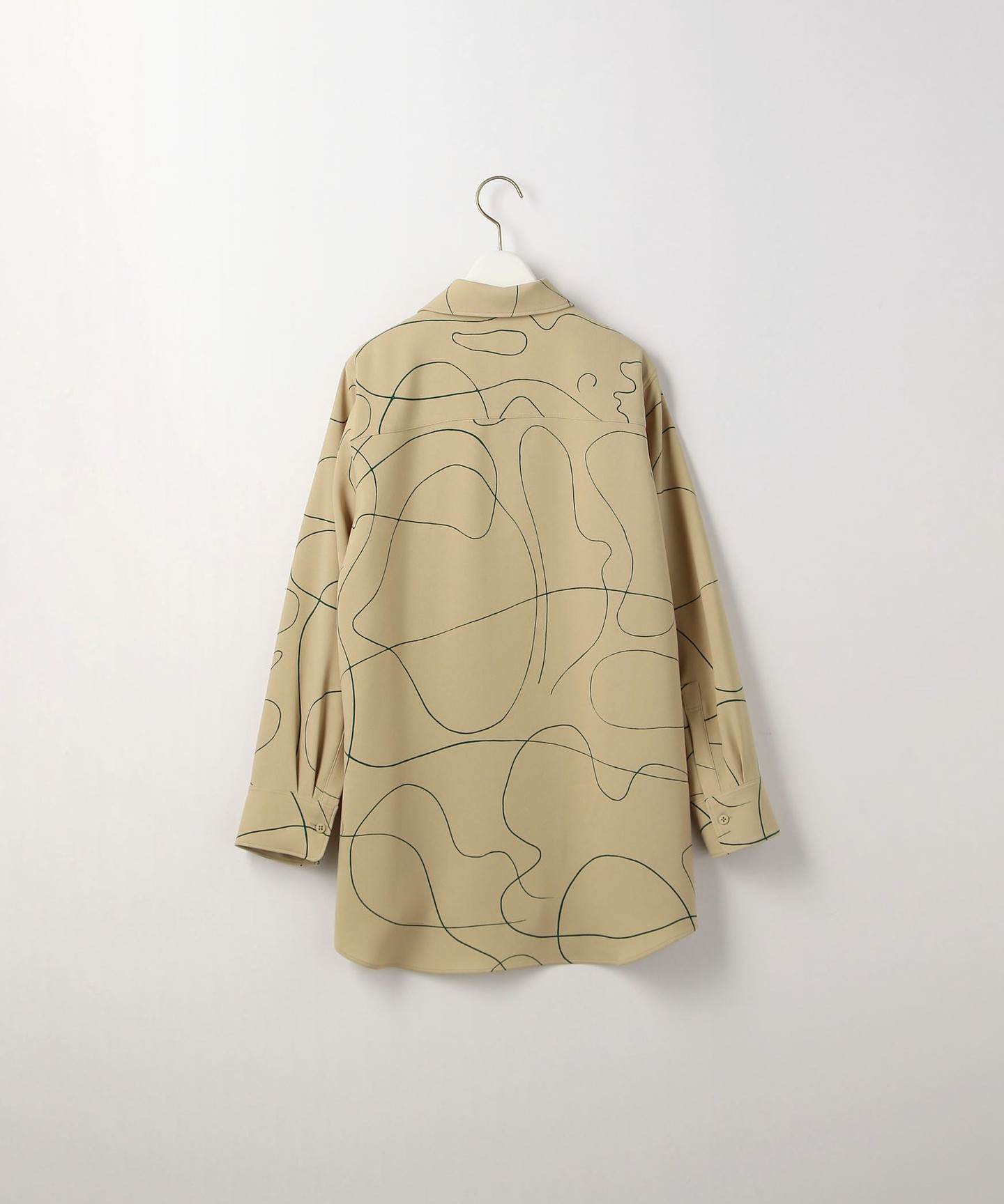 Steven Alan＞CURVE PRINT SHIRT/襯衫日本製｜outlet BEAUTY & YOUTH