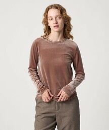 ＜Steven Alan＞天鵝絨長袖上衣 日本製