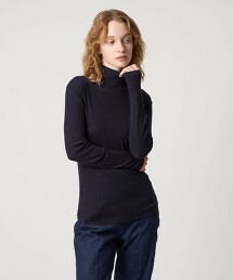 ＜Steven Alan＞ 棉絲綢羅紋高領上衣 日本製