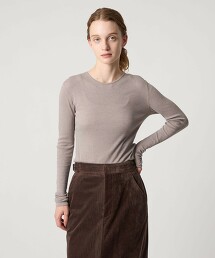 <Steven Alan> 棉絲綢羅紋圓領上衣 日本製