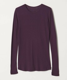 ＜Steven Alan＞ 棉絲綢羅紋圓領上衣 日本製