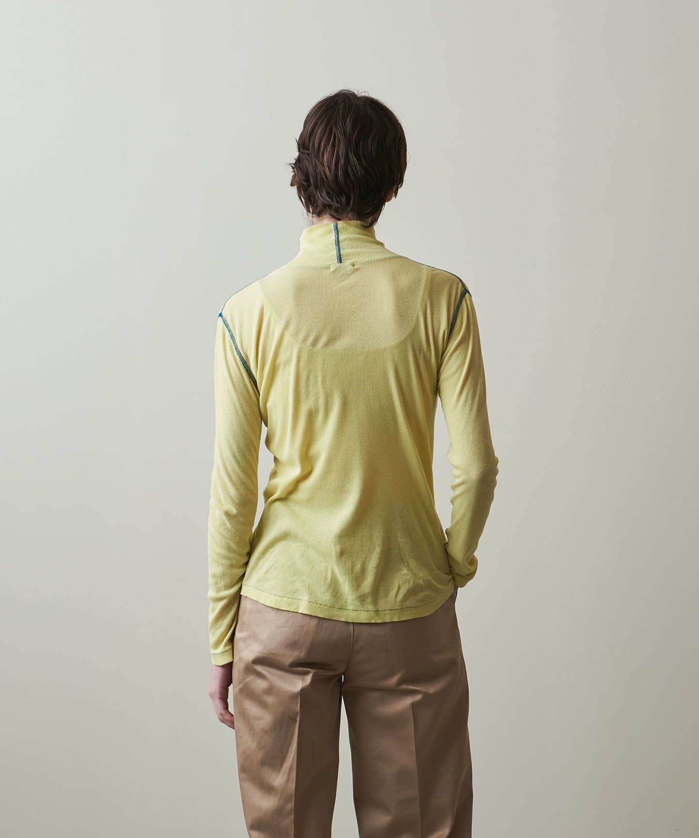 Steven Alan＞RIB LONG SLEEVE PULLOVER/T恤日本製｜outlet