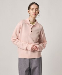 ＜Steven Alan＞喀什米爾羊毛POLO領針織衫