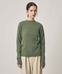 ＜Steven Alan＞棉混羊毛瓶口領針織上衣