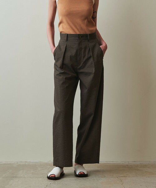 ＜Steven Alan＞泡泡紗打摺長褲 日本製