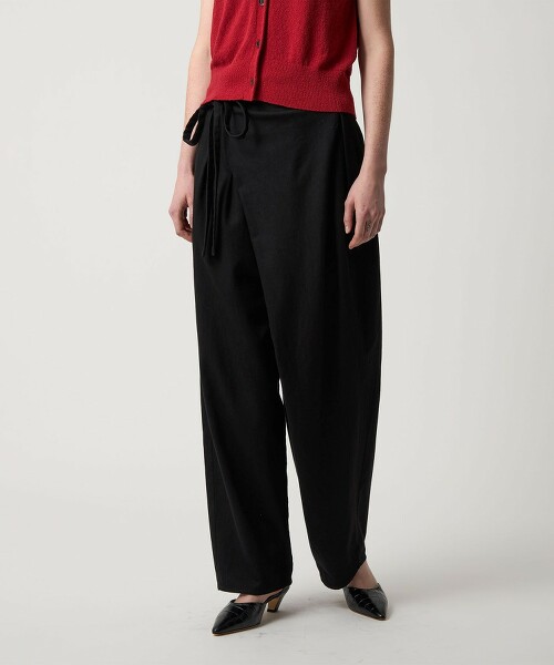 ＜Steven Alan＞輕磅牛仔交叉綁帶長褲 日本製