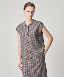 ＜Steven Alan＞格紋短袖襯衫 日本製