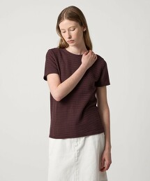 ＜Steven Alan＞波紋針織短袖T恤 日本製