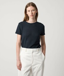 ＜Steven Alan＞波紋針織短袖T恤 日本製