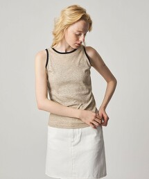 ＜Steven Alan＞滾邊削肩坦克背心 日本製