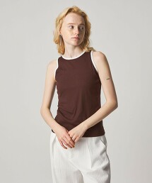 ＜Steven Alan＞滾邊削肩坦克背心 日本製