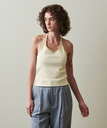 ＜Steven Alan＞印花繞頸露背T恤 日本製