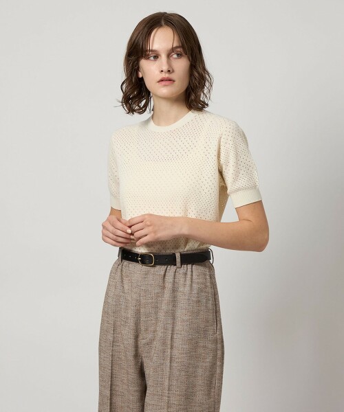 <Steven Alan>鳥眼短袖上衣