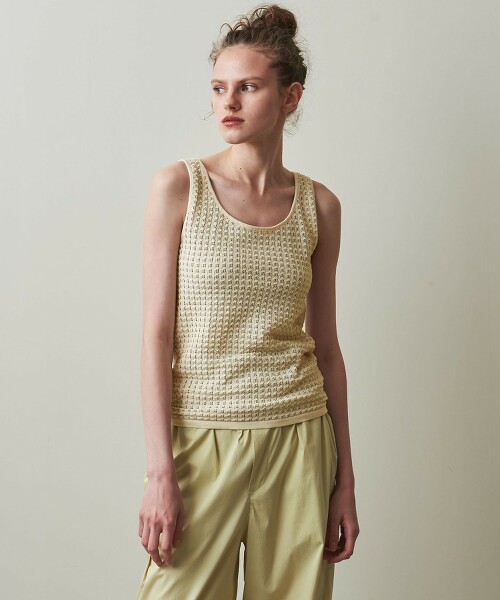<Steven Alan>鋸齒鳥眼針織坦克背心